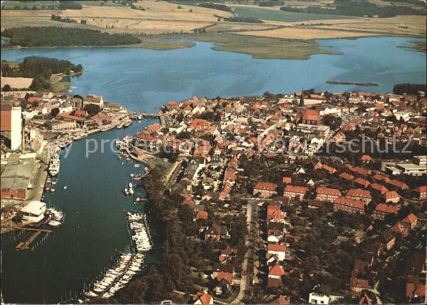 Neustadt Holstein Blick auf Hafen und Binnenwasser Fliege
