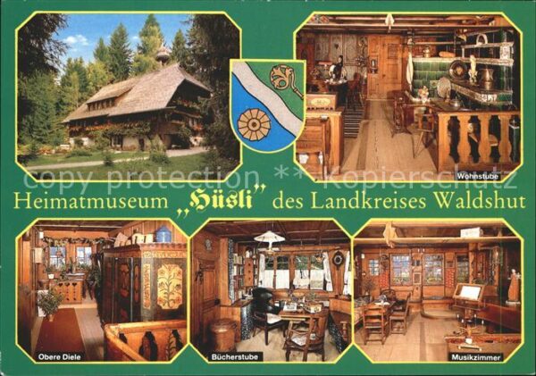 Rothaus Grafenhausen Heimatmuseum Hüsli Stube Musikzimmer Wa