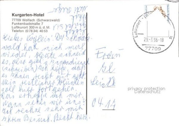 Wolfach Kurgartenhotel Luftkurort – Bild 2