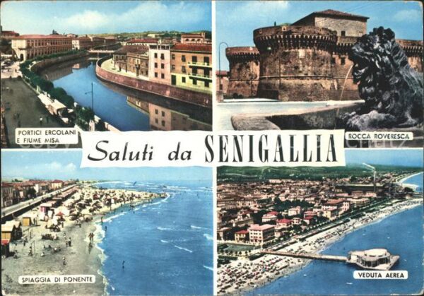 Senigallia Portici Ercolani Fiume Misa Rocca Rover