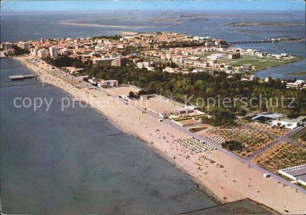 Grado Gorizia Fliegeraufnahme der Sonneninsel