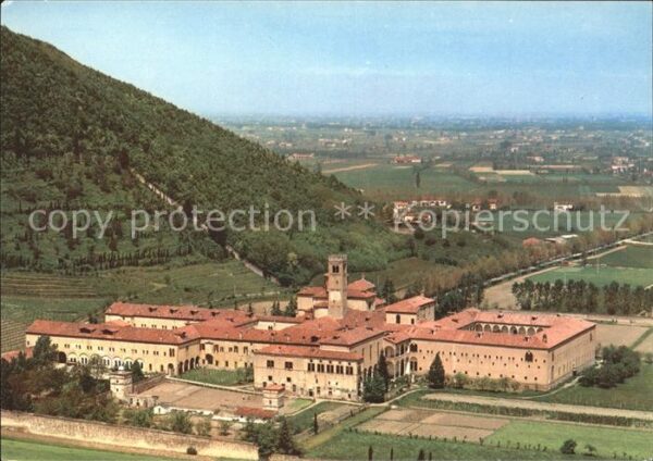 Badia di Praglia Veduta aerea Panorama