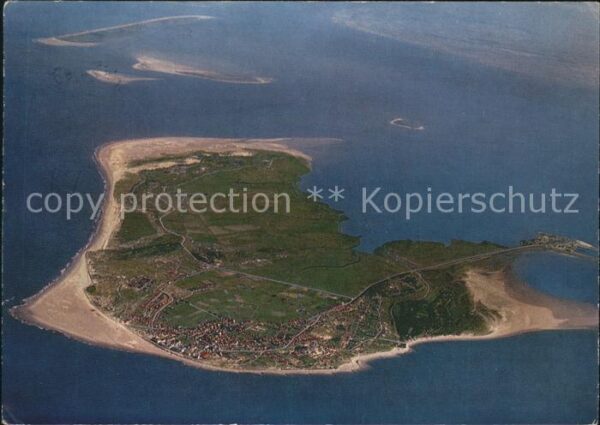 Borkum Fliegeraufnahme Nordseeheilbad