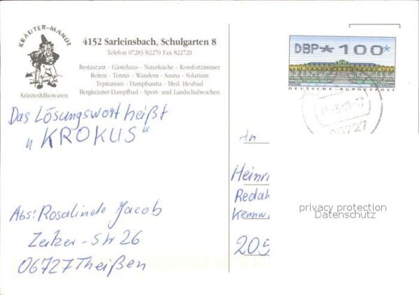 Sarleinsbach Gästehaus Restaurant Kräuter Mandel – Bild 2