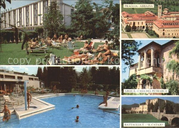 Abano Terme Hotel Terme Sanat Swimming Pool Praglia