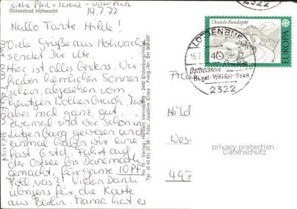 Hohwacht Ostsee Fliegeraufnahme Ostseebad – Bild 2