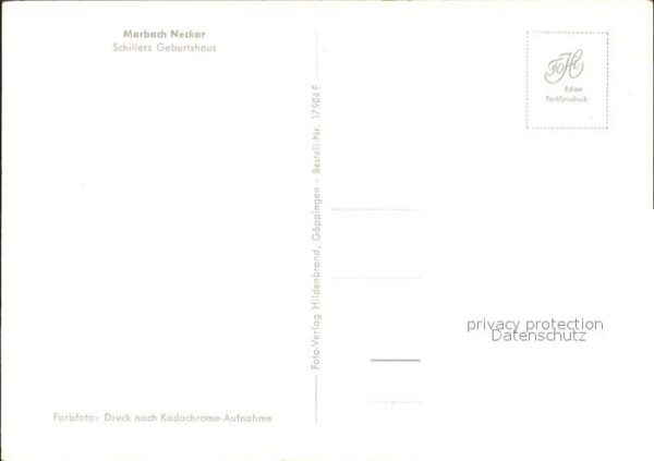 Marbach Neckar Schillers Geburtshaus – Bild 2