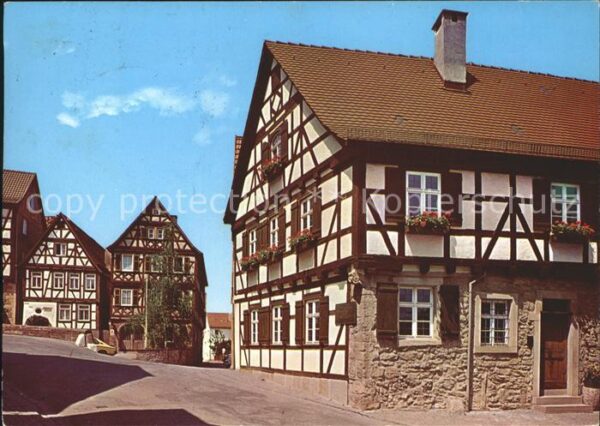 Marbach Neckar Schillers Geburtshaus Fachwerk