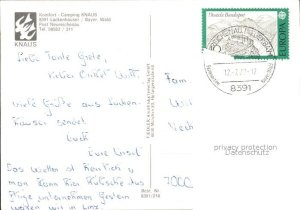 Lackenhaeuser Niederbayern Ferienzentrum Camping Wappen – Bild 2