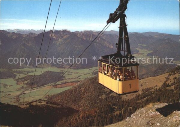 Bayrischzell Wendelstein Seilbahn Panorama Blick auf