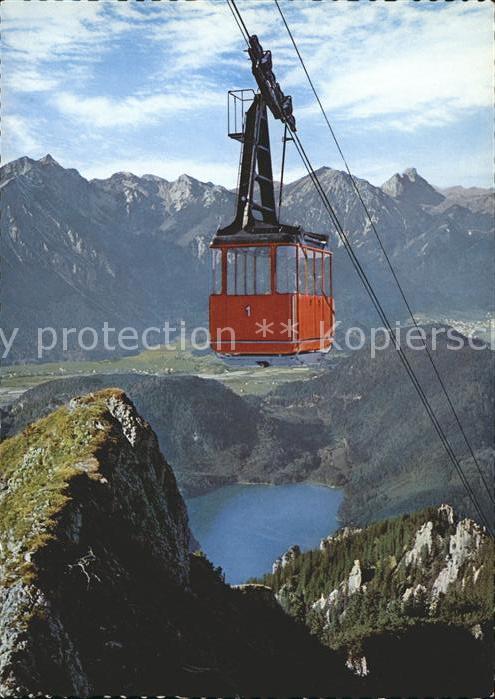 Schwangau Tegelbergbahn Blick auf Alpsee Schlicke
