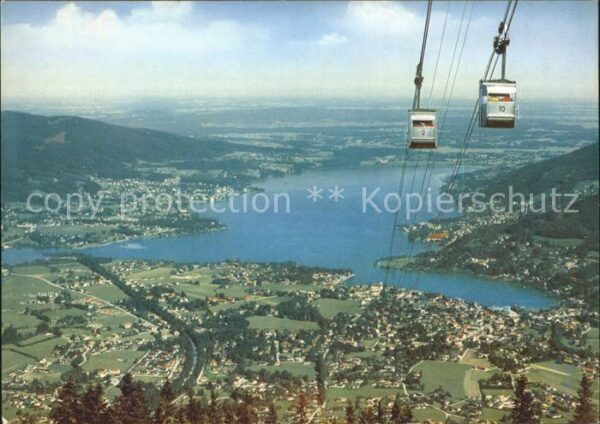 Rottach-Egern Tegernseer Tal mit Wallbergbahn Bad Wie