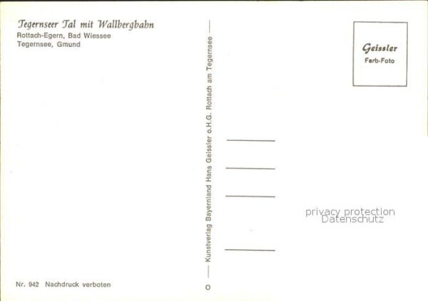 Rottach-Egern Tegernseer Tal mit Wallbergbahn Bad Wie – Bild 2