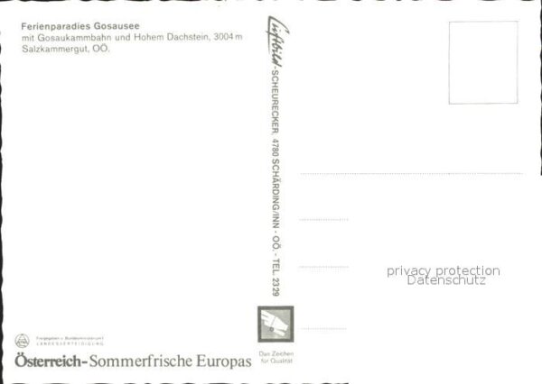 Gosau Oberoesterreich Gosaukammbahn mit Hohem Dachstein Gosau – Bild 2