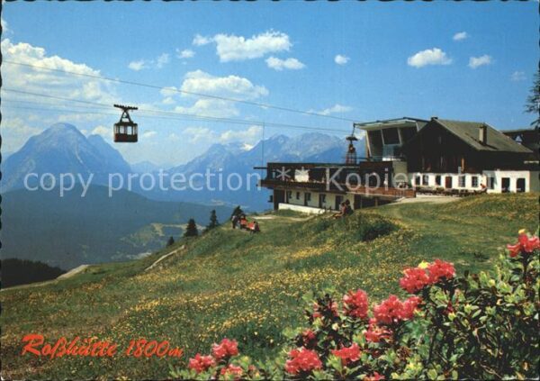 Seefeld Tirol Rosshütte Hohe Munde Zugspitze Alpenflo