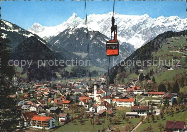 Schruns Vorarlberg Montafoner Hochjochbahn mit Zimba und V