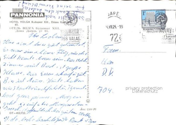 Budapest Hotel Volga Doppelzimmer Bar Lounge – Bild 2