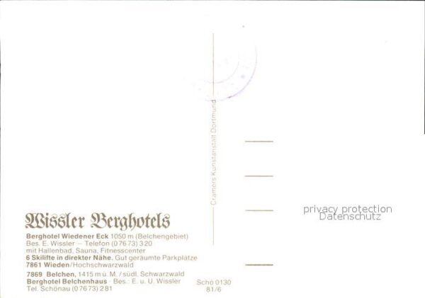Wieden Schwarzwald Hotel Belchenhaus – Bild 2