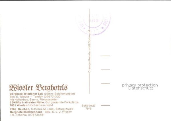 Wieden Schwarzwald Hotel Belchenhaus Restaurant – Bild 2