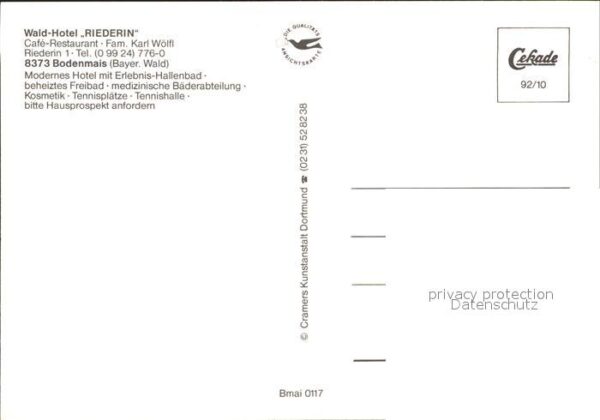 Bodenmais Waldhotel Riederin – Bild 2