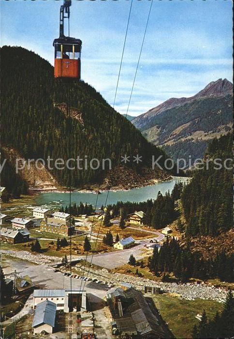 Stubachtal Tirol Einzingerboden Seilbahn zum Weißsee