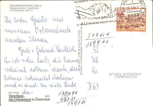 Bregenz Vorarlberg Die damskopfbahn mit Kanisfluh – Bild 2