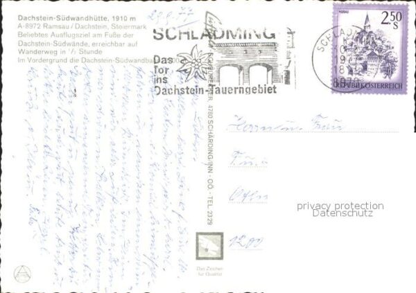Ramsau Dachstein Steiermark Südwandhütte Seilbahn – Bild 2