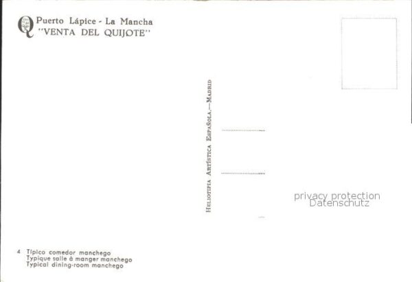 Spanien La Mancha Venta del Quijote Restaurant – Bild 2