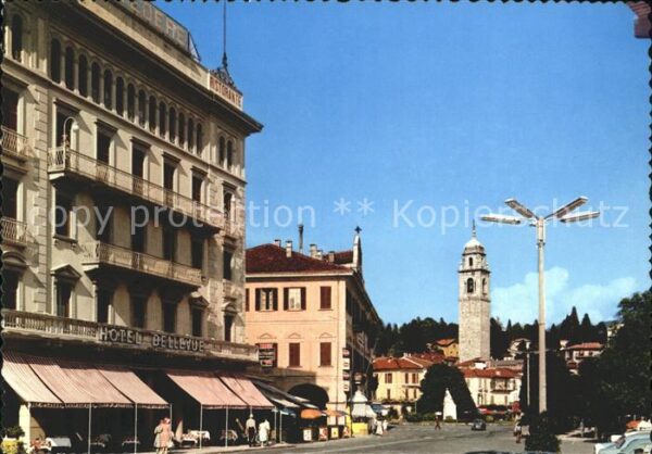 Pallanza Strassenpartie Hotel Bellevue