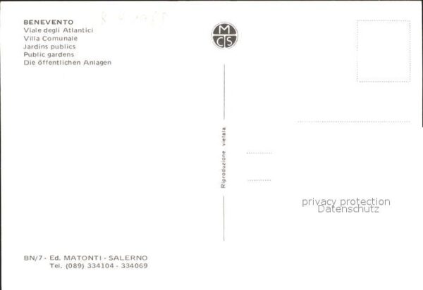 Benevento Öffentliche Anlagen – Bild 2