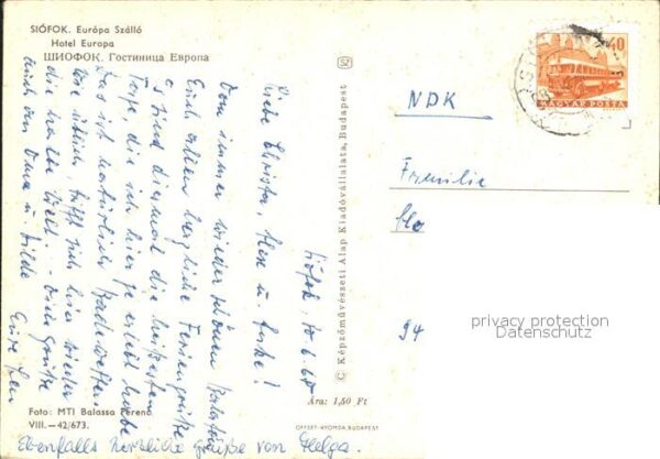 Siofok Hotel Europa – Bild 2