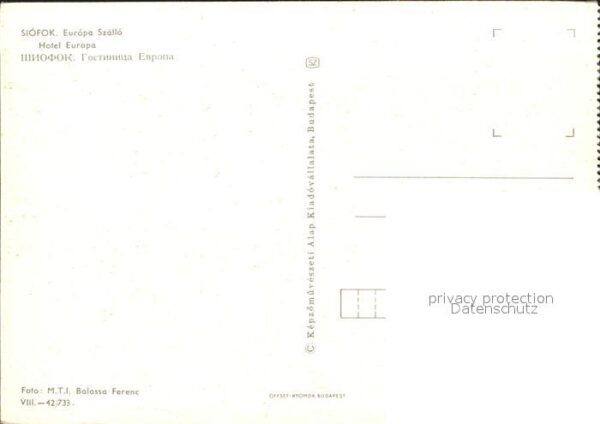 Siofok Hotel Europ – Bild 2