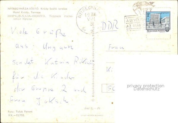 Nyiregyhaza Sosto Hotel Krudy – Bild 2