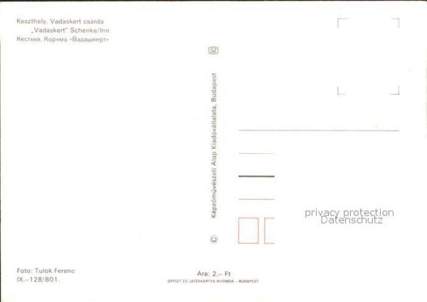 Keszthely Vadaskert Schenke Restaurant – Bild 2