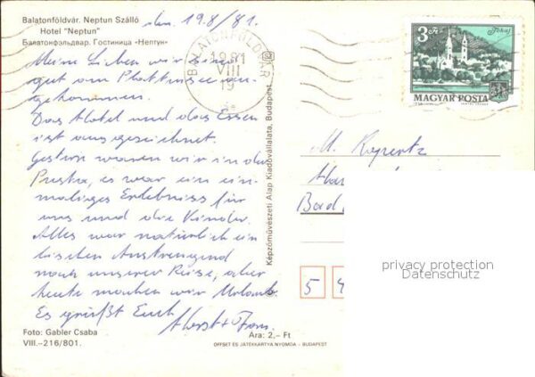 Balatonfoeldvar Hotel Neptun – Bild 2