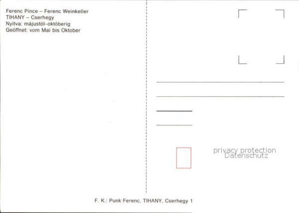 Tihany Ferenc Pince Weinkeller Restaurant – Bild 2