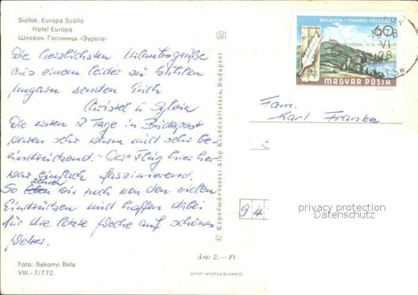 Siofok Hotel Europa – Bild 2