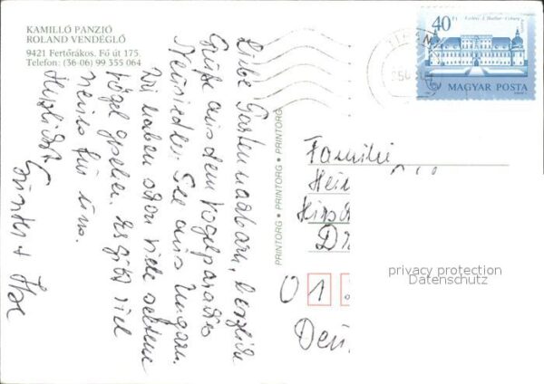 Fertoerakos Kamillo Panzio Roland Vendeglö Restaura – Bild 2