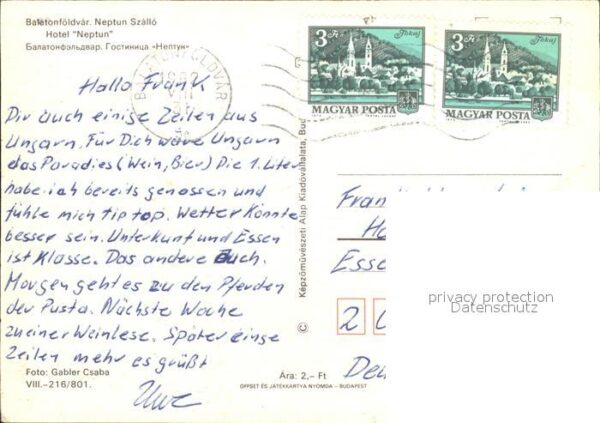 Balatonfoeldvar Hotel Neptun – Bild 2