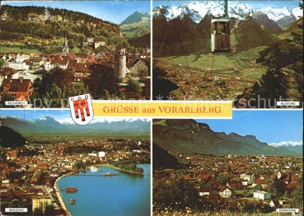 Vorarlberg Seilbahn Bludenz Dornbirn Bregenz Feldk