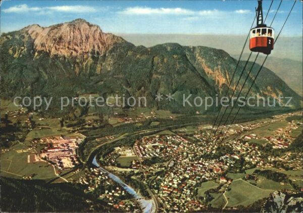 Bad Reichenhall Predigerstuhlbahn Hochstaufen Weltkultu