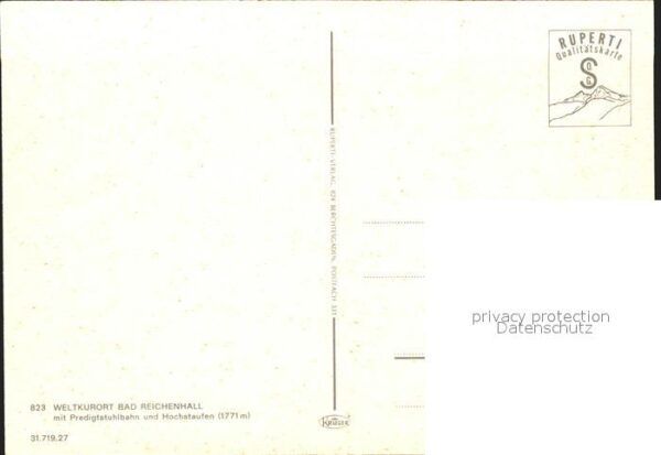 Bad Reichenhall Predigerstuhlbahn Hochstaufen Weltkultu – Bild 2