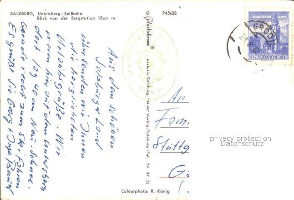 Salzburg Oesterreich Untersberg-Seilbahn – Bild 2
