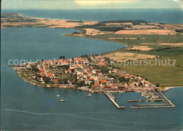 Maasholm Fliegeraufnahme Hafen