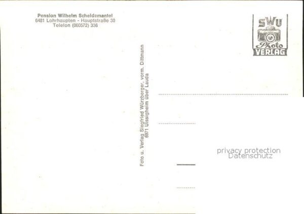 Lohrhaupten Pension Wilhelm Scheidemantel – Bild 2