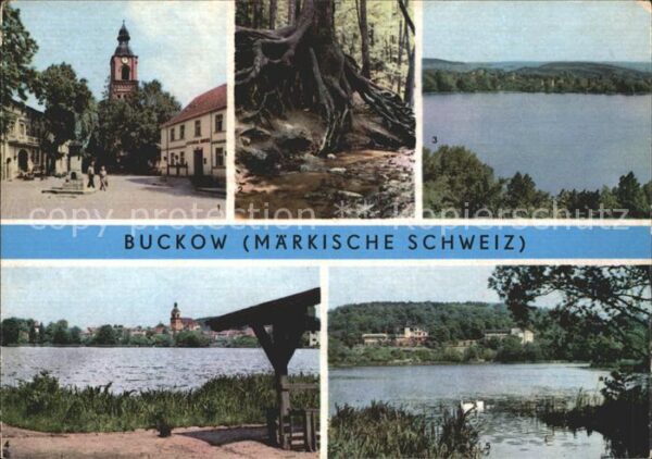 Buckow Maerkische Schweiz Markt Schermützelsee Buckowsee Griepens
