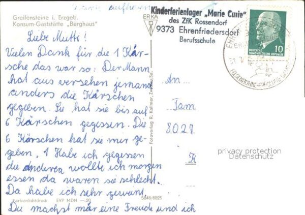 Greifensteine Erzgebirge Konsum Gasstätte Berghaus – Bild 2