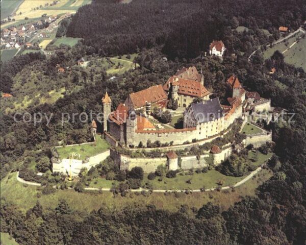Coburg Fliegeraufnahme Veste Museum mit Luther