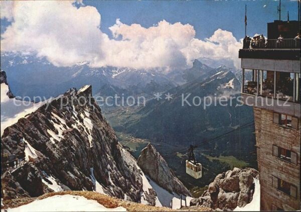Zugspitze Zugspitzbahn Gipfelgebäude Ehrwald Lerm