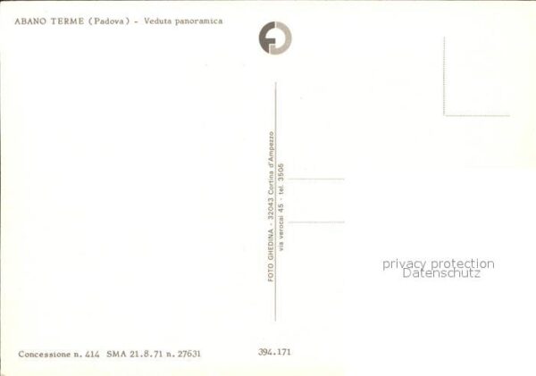 Abano Terme Padova Fliegeraufnahme – Bild 2
